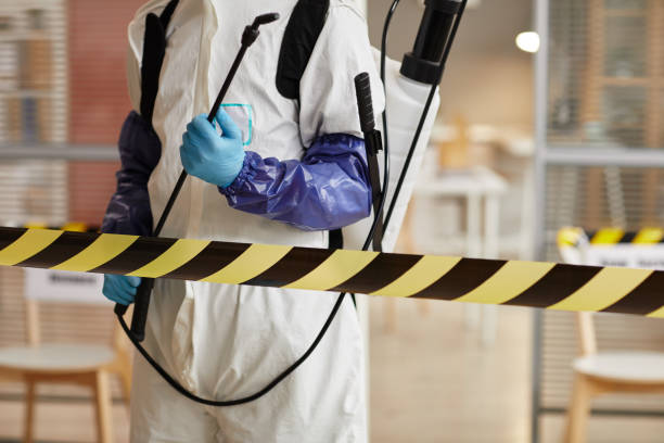 Professional Unattended Death Cleanup technician working in Pennville, IN
